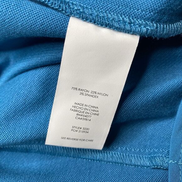 Cabi Skirt Size 8 Turquoise Blue Sigourney Pencil Skirt Style #3220 Pockets NEW - Picture 6 of 7